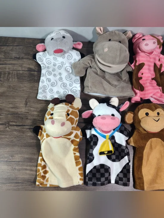 Melissa And Doug Lot Of 18 Hand Puppets (Animals/People) - Picture 11 of 14